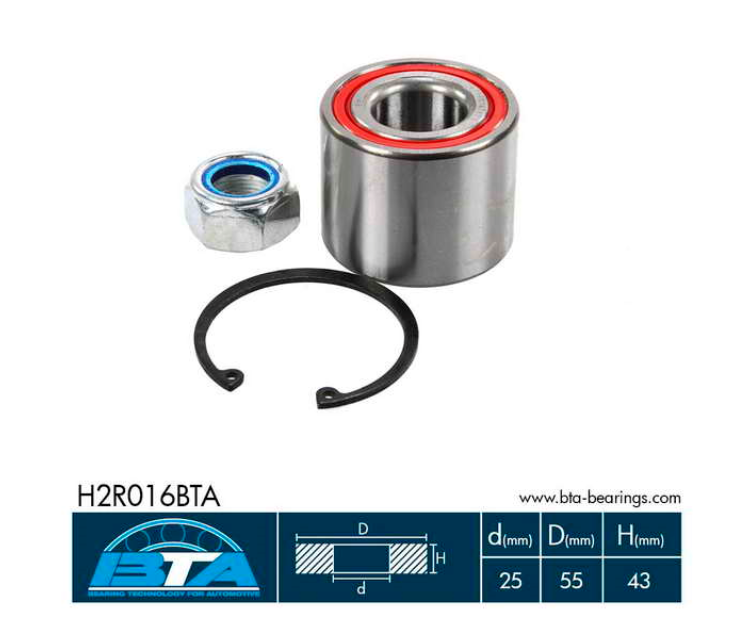 Підшипник задньої маточини Рено Кенго, Кліо 4, Лагуна - Renault Kangoo, Clio 4, Laguna (1.0-2.2D) 19