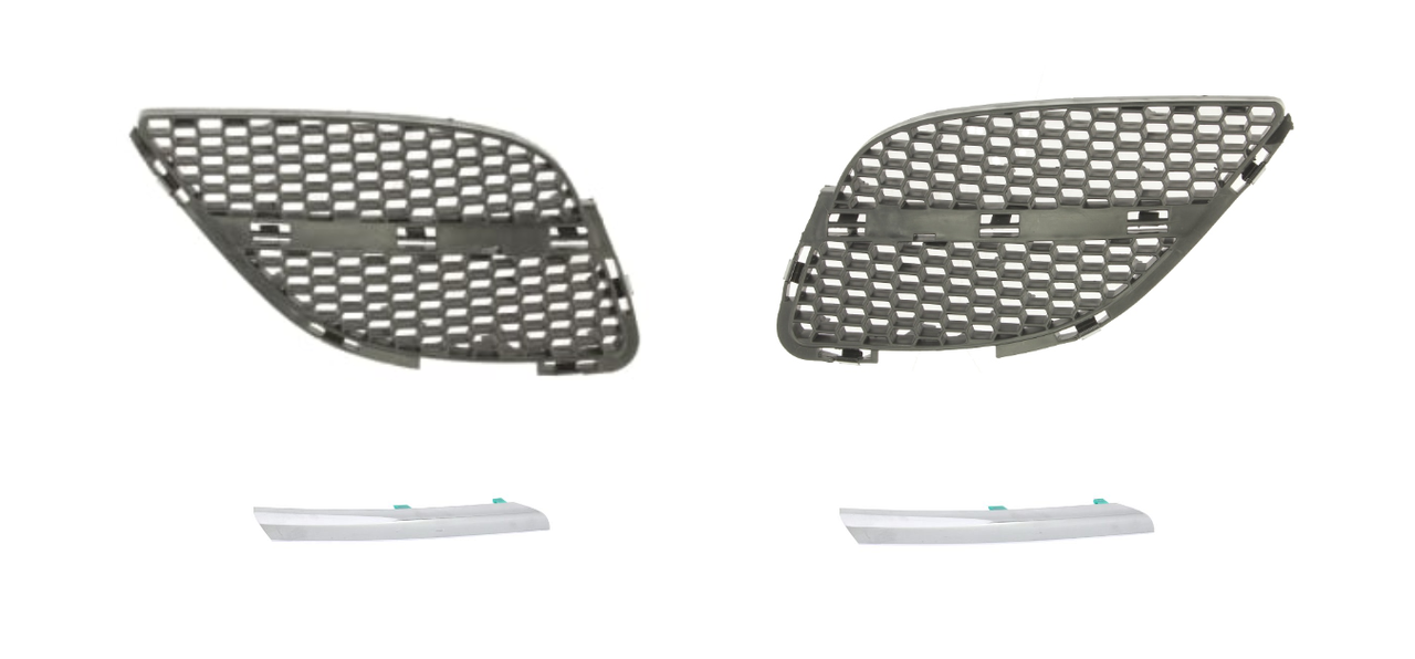 Решітка радіатора ліва-права Ніссан Альмера 2 - Nissan Almera 2 - 2003-2007