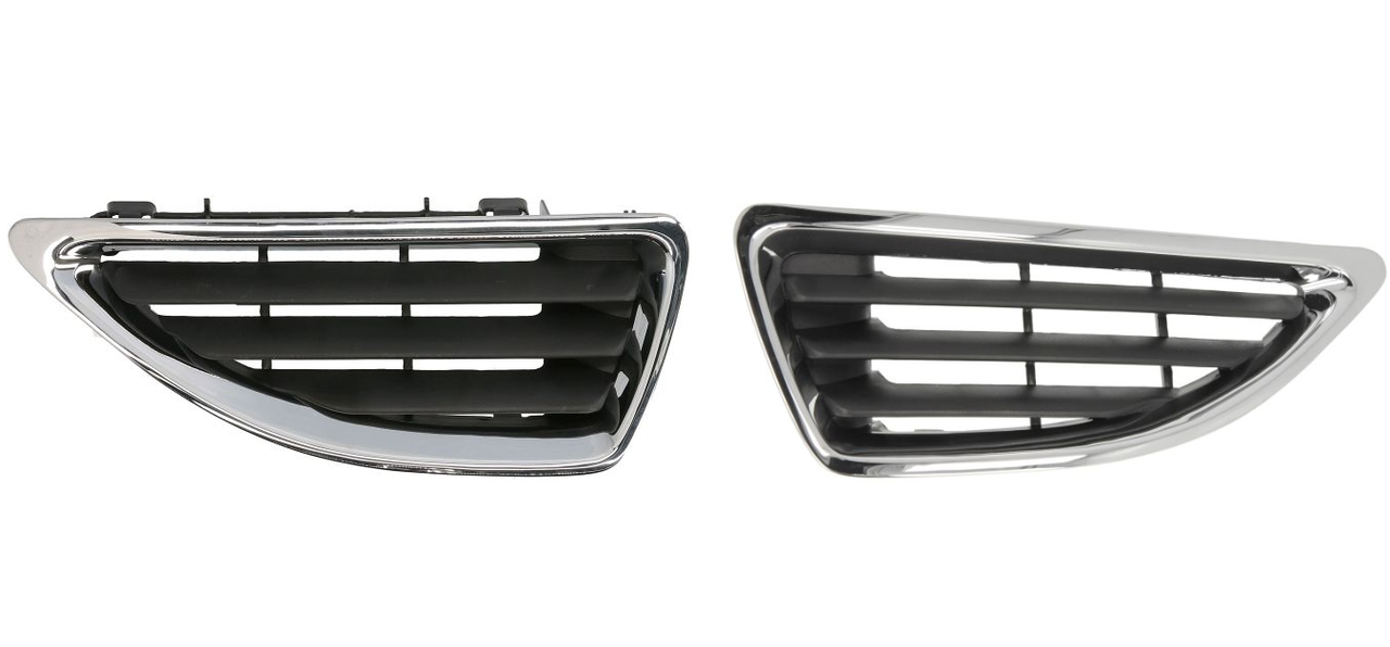 Решітка радіатора права-ліва (комплект) Рено Меган 1, 2 - Renault Megane 1, 2 - 1999-2002