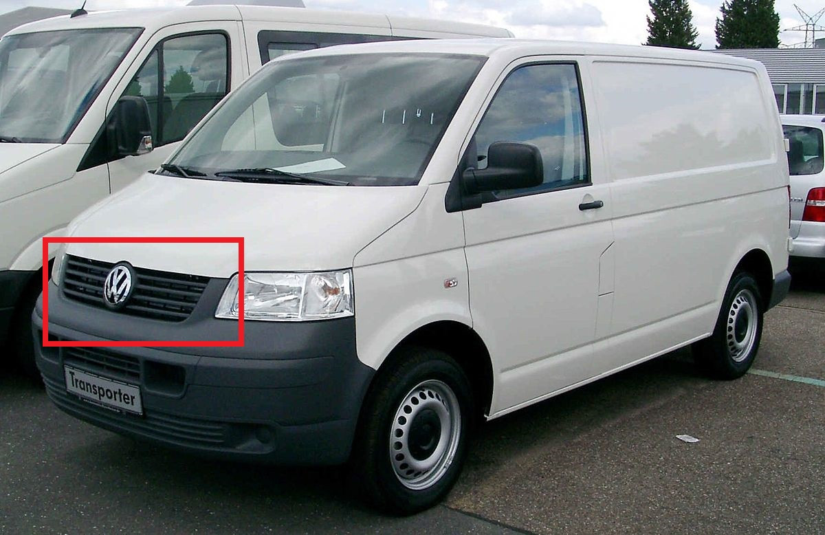 Решітка радіатора Фольксваген Транспортер Т5 - Volkswagen Transporter T5 - 2003-2009