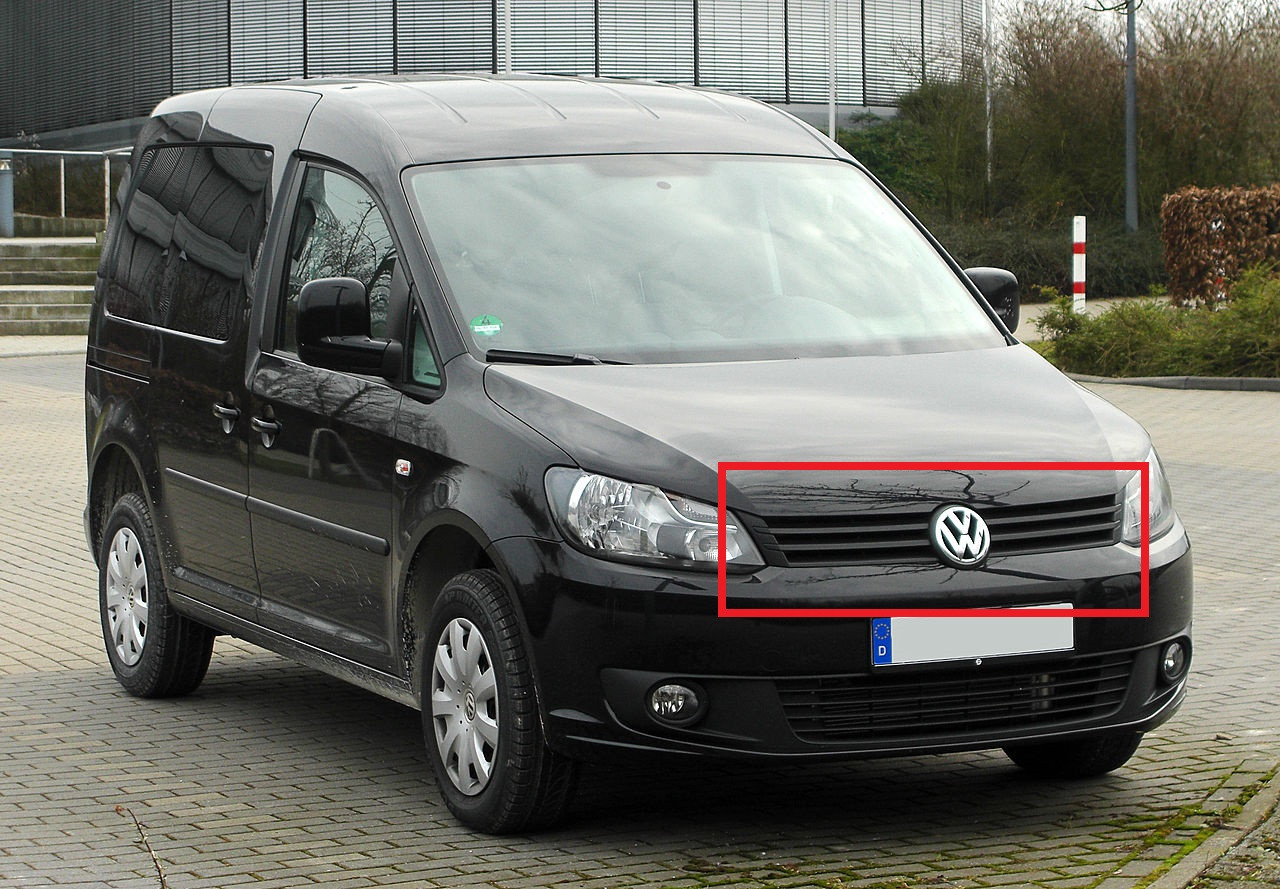 Решітка радіатора Фольксваген Кадді 3 - Volkswagen Caddy 3 - 2010-