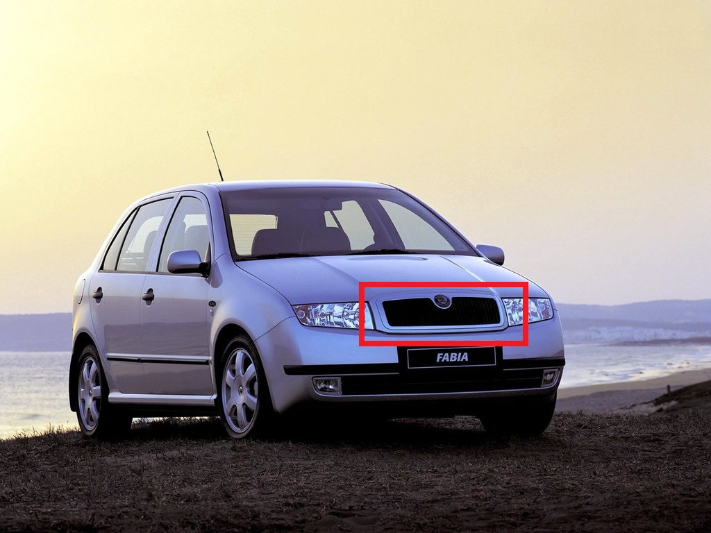 Решітка радіатора Шкода Фабія - Skoda Fabia 1999-2004
