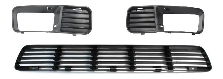 Решітка бампера Фольксваген Кадді 2, Поло - Volkswagen Caddy 2, Polo 1995-2001 (комплект)