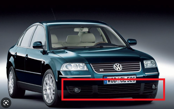 Решітка бампера Фольксваген Пасат Б5 - Volkswagen Passat B5 2000-2005 (комплект)