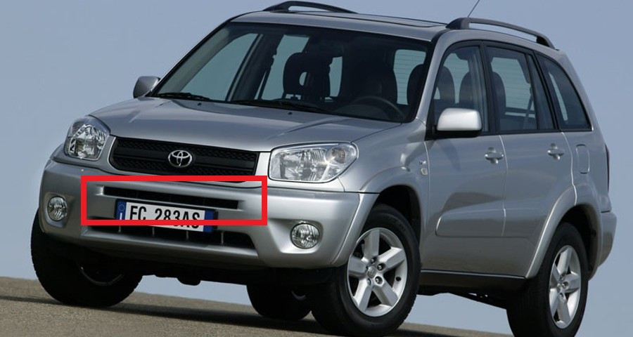 Решітка бампера нижня Тойота РАВ4 3 - Toyota RAV4 3 2005-2008