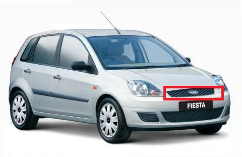 Решітка радіатора Форд Фієста 5 - Ford Fiesta 5 - 2001-2005