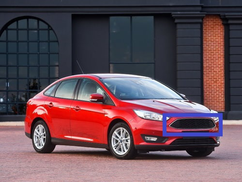 Решітка радіатора Форд Фокус 3 - Ford Focus 3 - 2014-