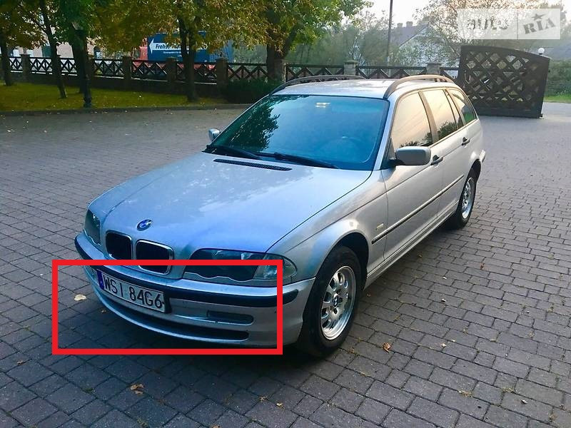 Решітка бампера БМВ 3 Е46 - BMW 3 E46 - 1998-2001(комплект)