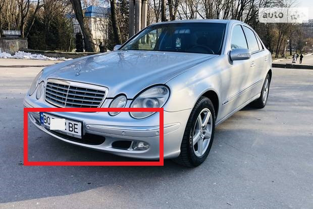 Решітка бампера (комплект) Мерседес 211 - Mercedes W211 - 2002-2006