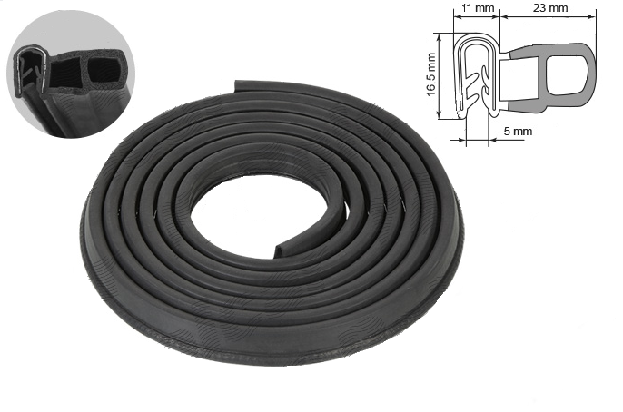 Ущільнювач дверей передній - задній FORD TRANSIT - Форд Транзит (2000-2006) універсальний Polcar