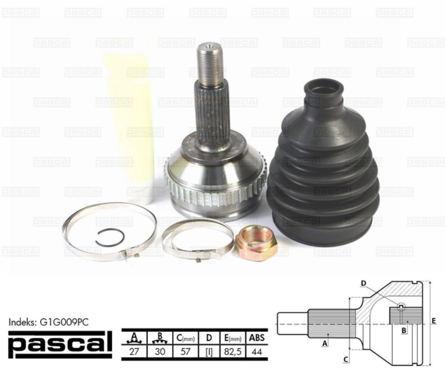 Зовнішній ШРУС (граната, шарнір) Ford Mondeo 1, 2 - Форд Мондео 1, 2 - 1993-2000