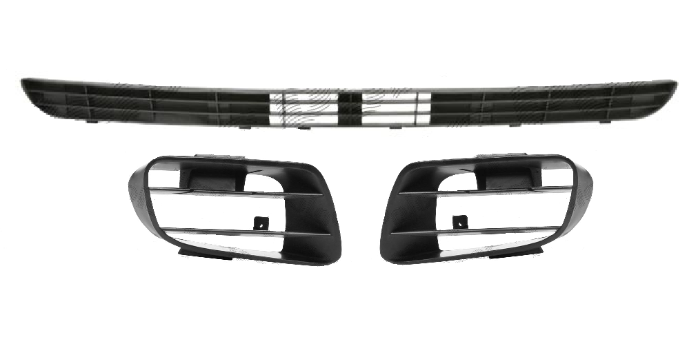 Решітка бампера АудІ 80 Б3 - Audi 80 B3 - 1986-1991 (комплект)