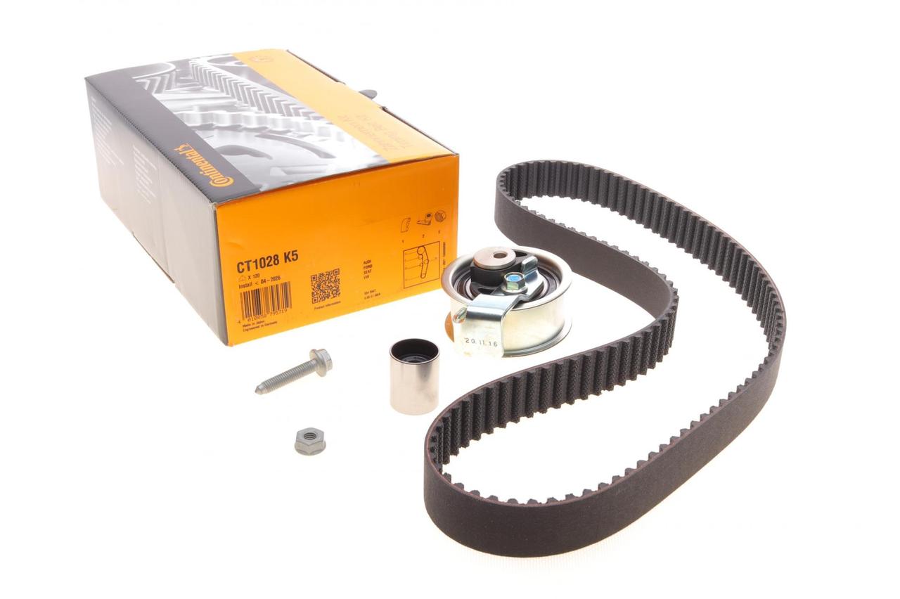 Комплект ременя ГРМ ( +ролик) Ауді A6, Фольксваген Пассат Б5, Сеат Альхамбра, Форд Гелекси 1.9 TDI 95-06