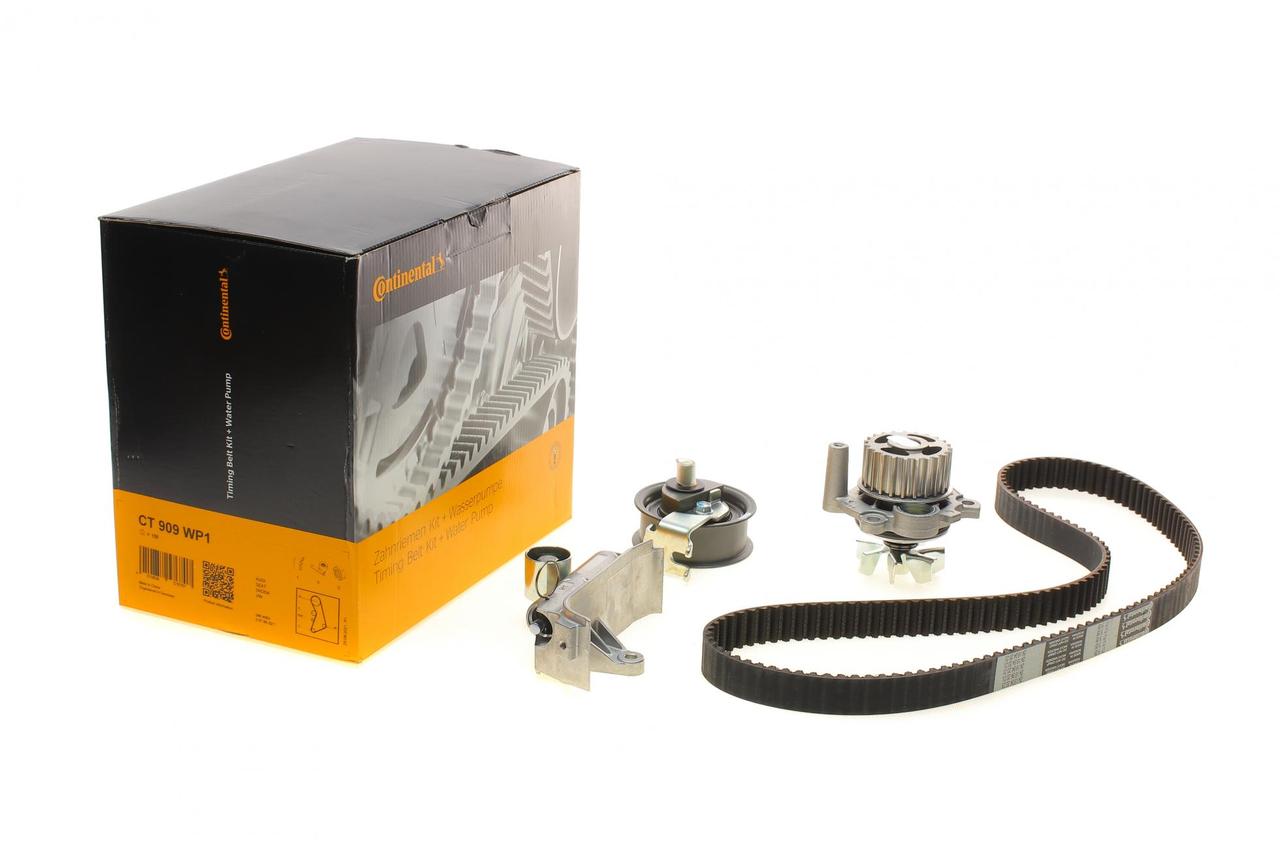 Комплект ременя ГРМ ( +ролик +помпа) Шкода Октавія, Ауді A4, Фольксваген Бора, Гольф 4 - 1.8-1.8T 95-05 (23x15