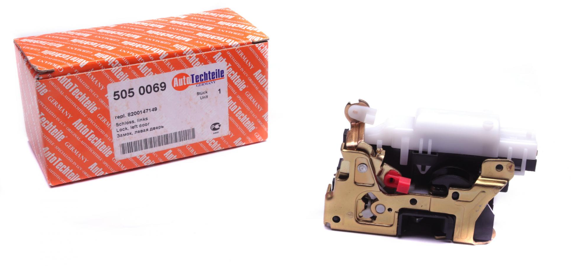Замок дверей передніх лівих Рено Майстер - Renault Master 98-