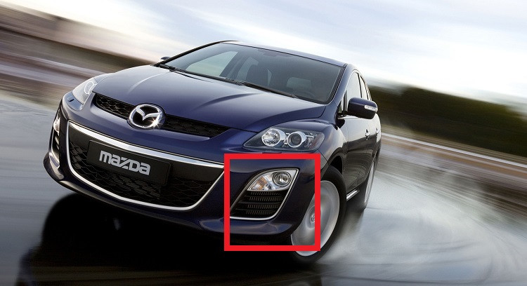 Решітка бампера (комплект) Мазда CX-7 - Mazda CX-7 2016-2012