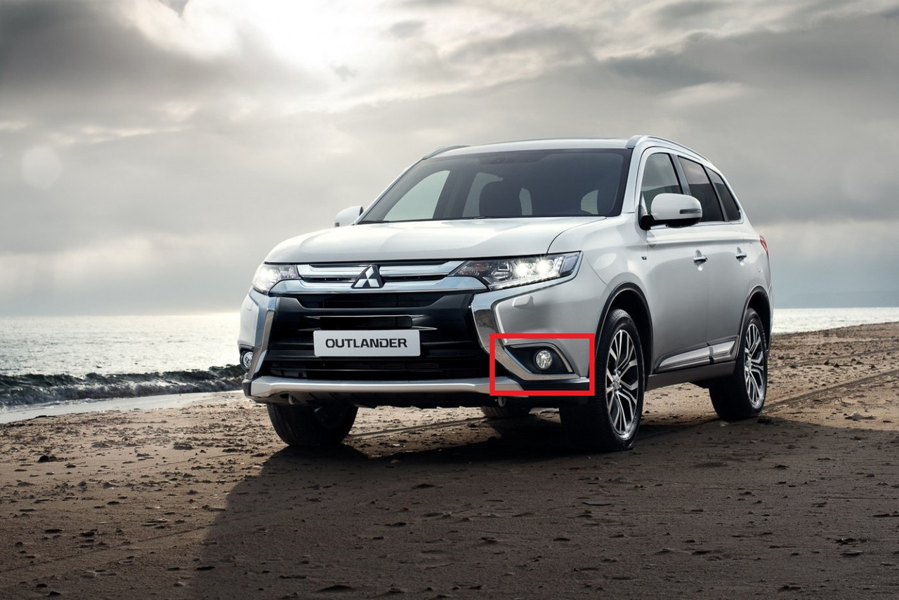 Решітка бампера (комплект) Мітсубісі Аутлендер - Mitsubishi Outlander (GA) 2015-