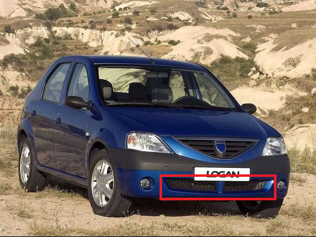 Решітка бампера (комплект) Дача Логан - Dacia Logan (SD) 2004-2009