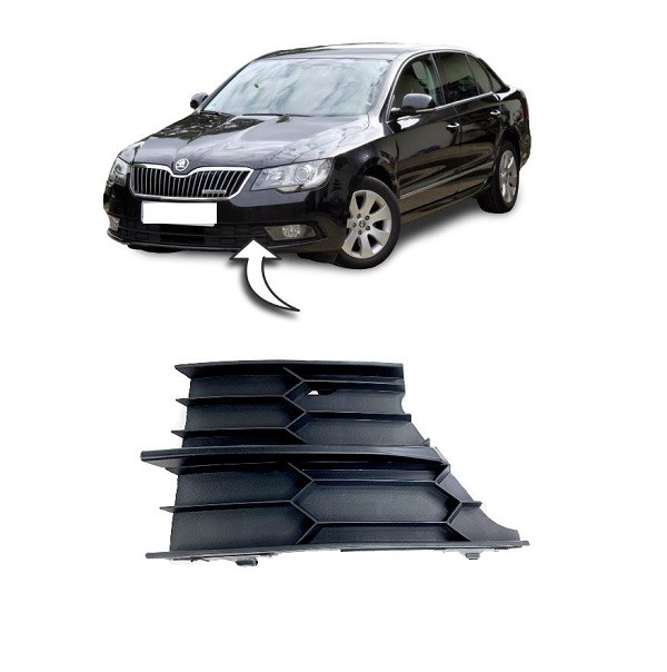 Решітка бампера (комплект) Шкода Суперб - Skoda Superb 2013-2015