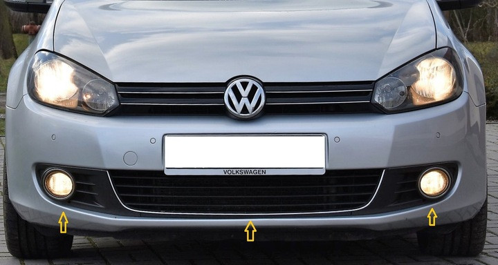 Решітка бампера (комплект) Фольксваген Гольф 6 - Volkswagen Golf 6 - 2008-