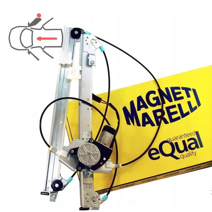 Склопідйомник передній правий Renault Megane 2 (з моторчиком) 02-11р