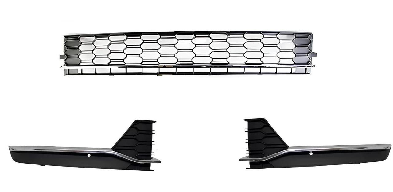 Решітка бампера Шкода Рапід - Skoda Rapid 2012-