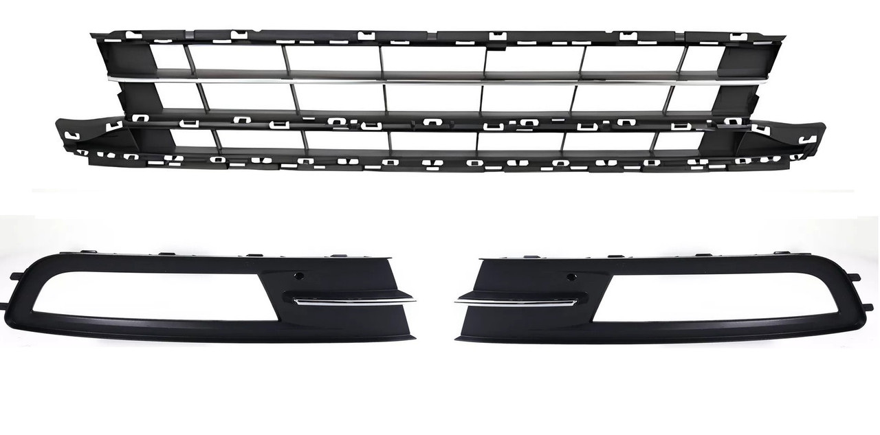 Решітка бампера (комплект) Volkswagen Passat B8  2014-